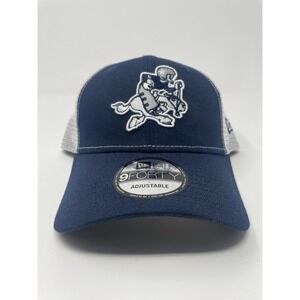 Dallas Cowboys New Era 9Forty Snapback Hat Retro Joe‎ Logo Mesh Trucker Cap Blue